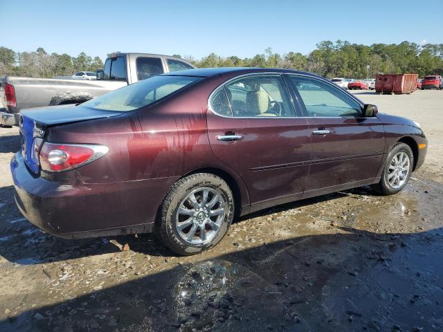 JTHBF30G920039807 - 2002 LEXUS ES 300 BURGUNDY photo 3