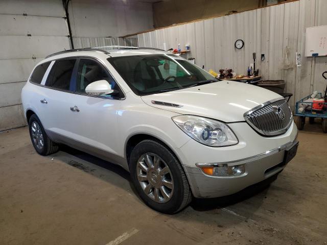 5GAKVCED6BJ299581 - 2011 BUICK ENCLAVE CXL WHITE photo 4