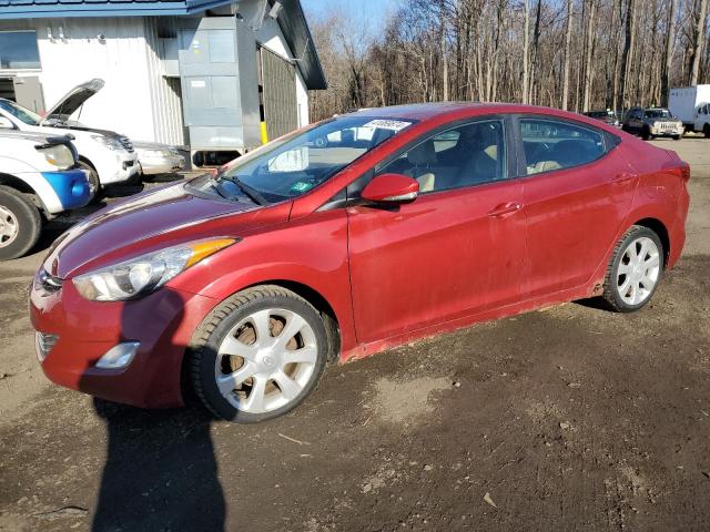 KMHDH4AE8CU225903 - 2012 HYUNDAI ELANTRA GLS RED photo 1