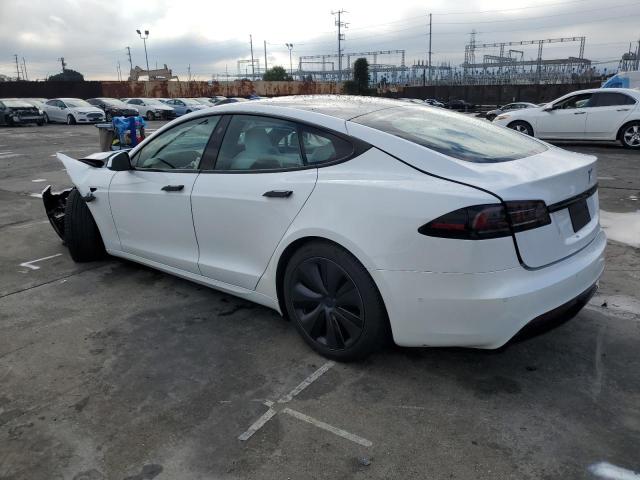 5YJSA1E55NF491254 - 2022 TESLA MODEL S თეთრი ფოტო 2