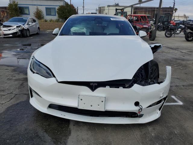 5YJSA1E55NF491254 - 2022 TESLA MODEL S თეთრი ფოტო 5
