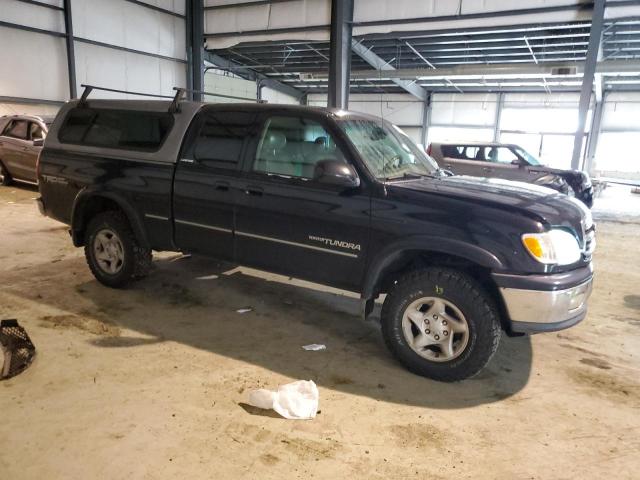 5TBBT48162S255555 - 2002 TOYOTA TUNDRA ACCESS CAB LIMITED BLACK photo 4