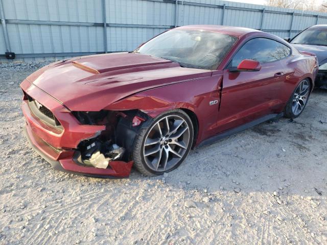 1FA6P8CF2H5202542 - 2017 FORD MUSTANG GT BURGUNDY photo 1
