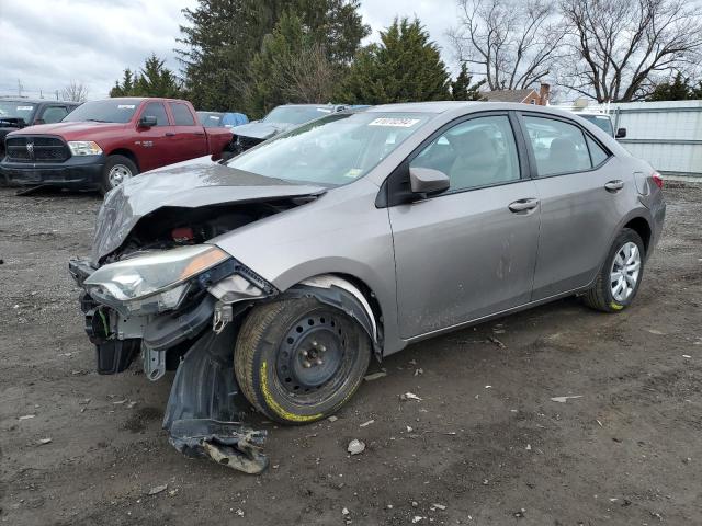 2T1BURHE4FC465641 - 2015 TOYOTA COROLLA L GRAY photo 1