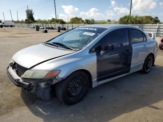 1HGFA15518L008766 - 2008 HONDA CIVIC LX SILVER photo 1