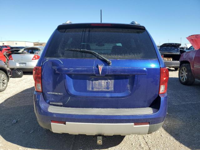 2CKDL63F476074656 - 2007 PONTIAC TORRENT BLUE photo 6