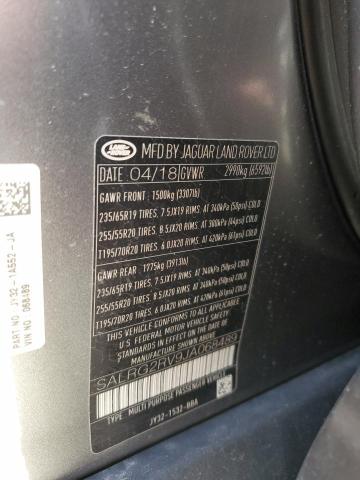 SALRG2RV9JA068489 - 2018 LAND ROVER DISCOVERY SE GRAY photo 14