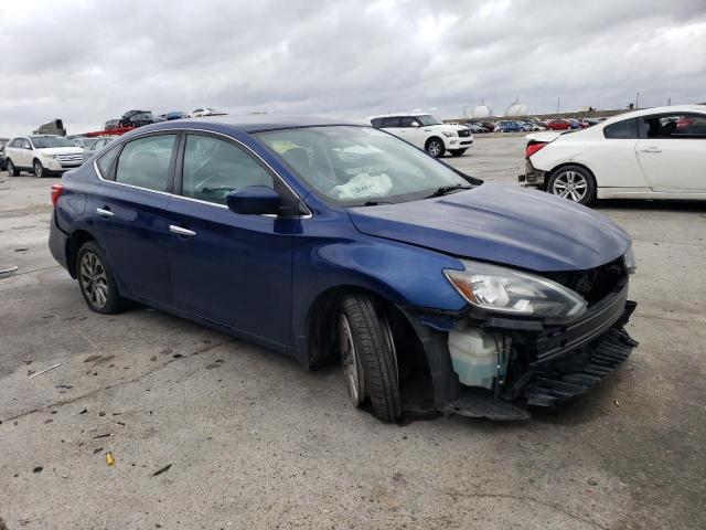 3N1AB7AP2KY214647 - 2019 NISSAN SENTRA S BLUE photo 4