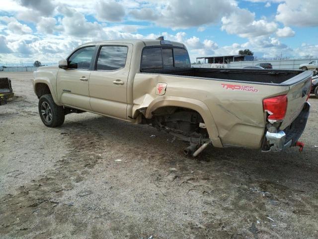 3TMBZ5DN5HM007908 - 2017 TOYOTA TACOMA DOUBLE CAB BEIGE photo 2