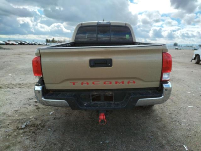 3TMBZ5DN5HM007908 - 2017 TOYOTA TACOMA DOUBLE CAB BEIGE photo 6