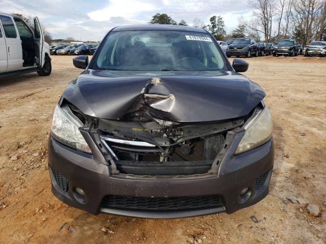 3N1AB7AP4DL704944 - 2013 NISSAN SENTRA S GRAY photo 5