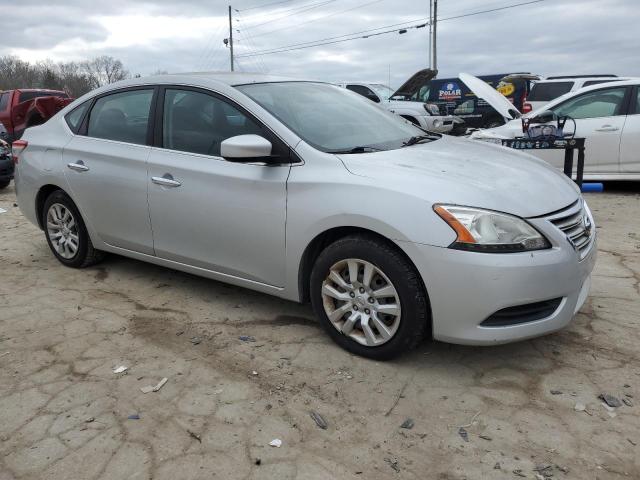 1N4AB7AP3DN900201 - 2013 NISSAN SENTRA S SILVER photo 4