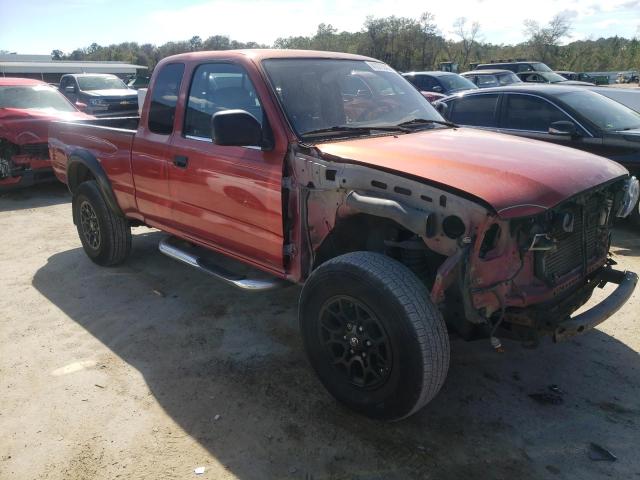5TESN92NX2Z074777 - 2002 TOYOTA TACOMA XTRACAB PRERUNNER წითელი ფოტო 4