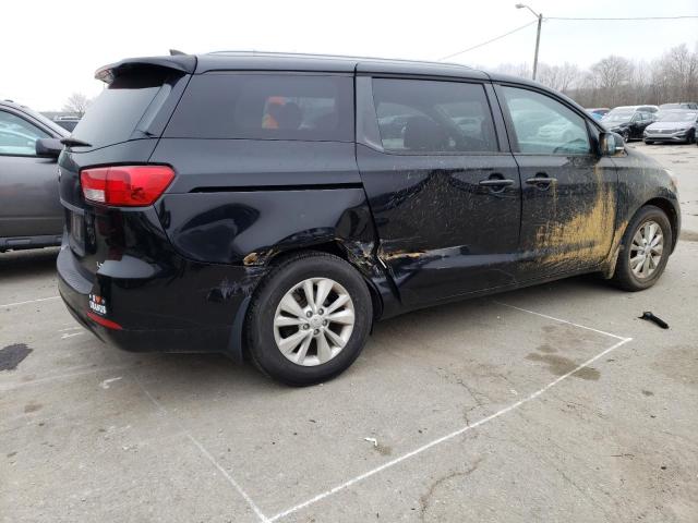 KNDMB5C12F6041121 - 2015 KIA SEDONA LX BLACK photo 3