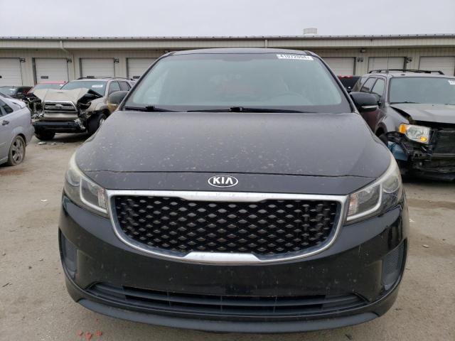 KNDMB5C12F6041121 - 2015 KIA SEDONA LX BLACK photo 5