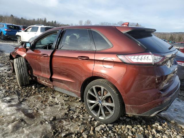 2FMPK4AP7GBC48617 - 2016 FORD EDGE SPORT BURGUNDY photo 2