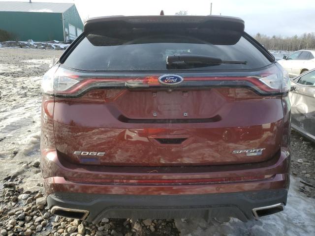 2FMPK4AP7GBC48617 - 2016 FORD EDGE SPORT BURGUNDY photo 6