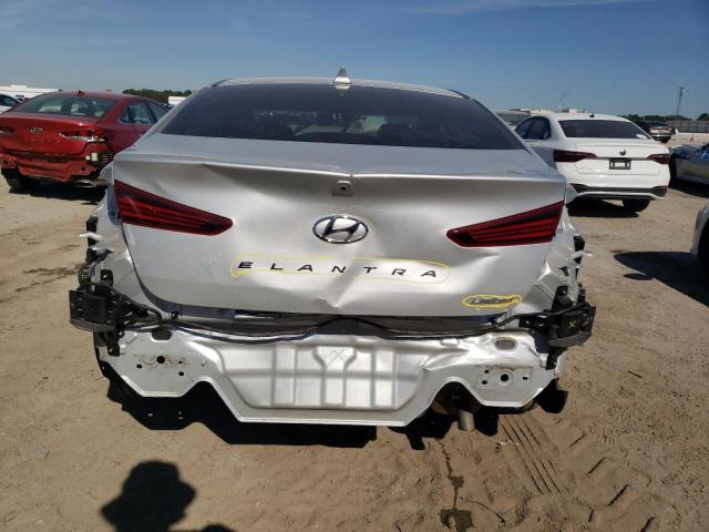 5NPD84LF1KH481349 - 2019 HYUNDAI ELANTRA SEL SILVER photo 6