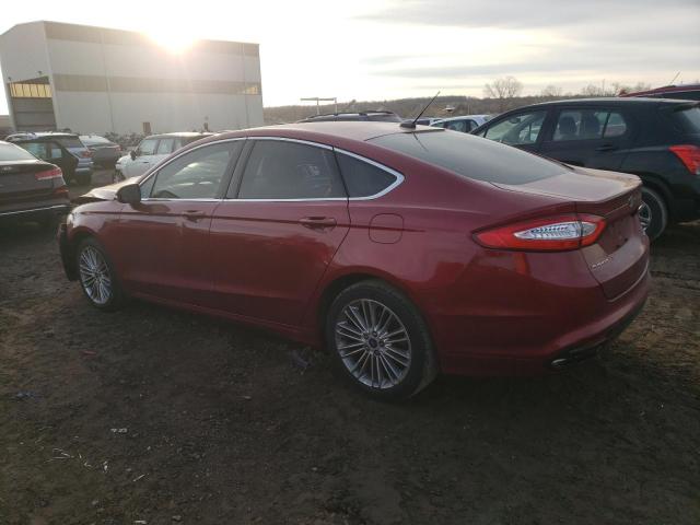 3FA6P0H99ER340026 - 2014 FORD FUSION SE RED photo 2