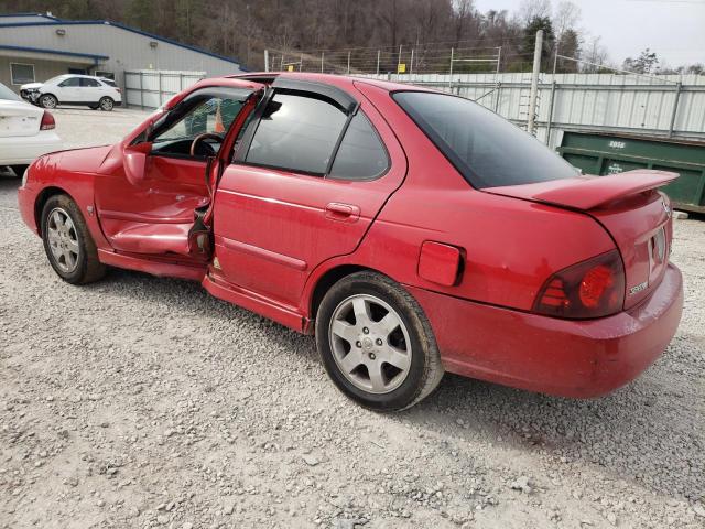 3N1AB51D86L582683 - 2006 NISSAN SENTRA SE-R SPEC V RED photo 2