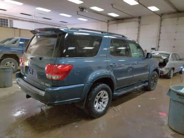 5TDBT48A85S236484 - 2005 TOYOTA SEQUOIA LIMITED BLUE photo 3