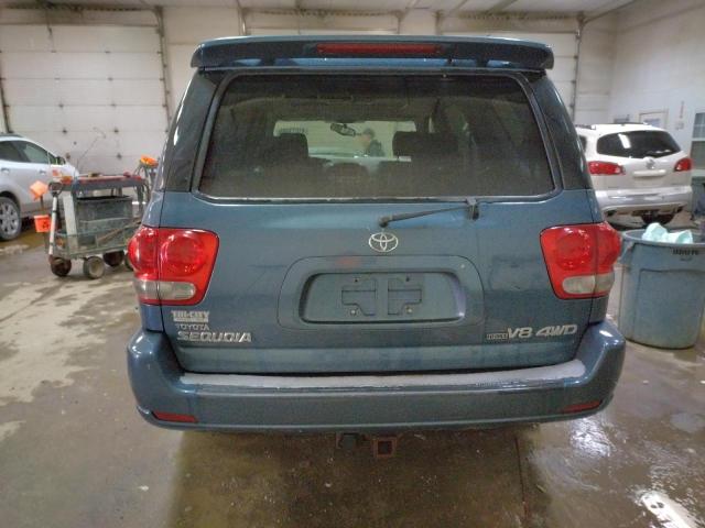 5TDBT48A85S236484 - 2005 TOYOTA SEQUOIA LIMITED BLUE photo 6