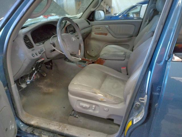 5TDBT48A85S236484 - 2005 TOYOTA SEQUOIA LIMITED BLUE photo 7