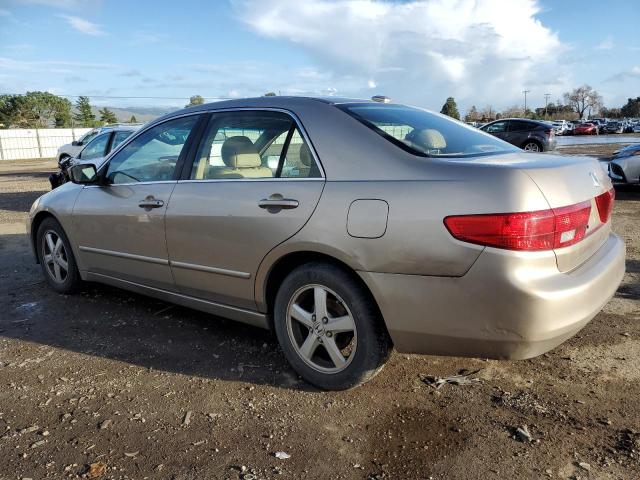 JHMCM56835C001577 - 2005 HONDA ACCORD EX BEIGE photo 2