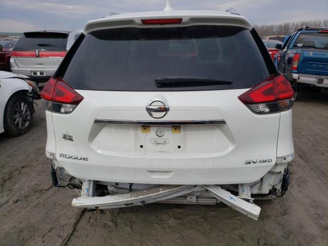 KNMAT2MV5KP538121 - 2019 NISSAN ROGUE S WHITE photo 6