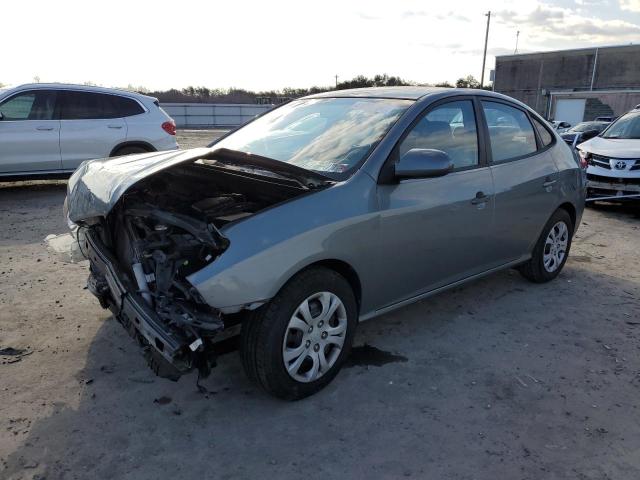 KMHDU4AD5AU102849 - 2010 HYUNDAI ELANTRA BLUE GRAY photo 1