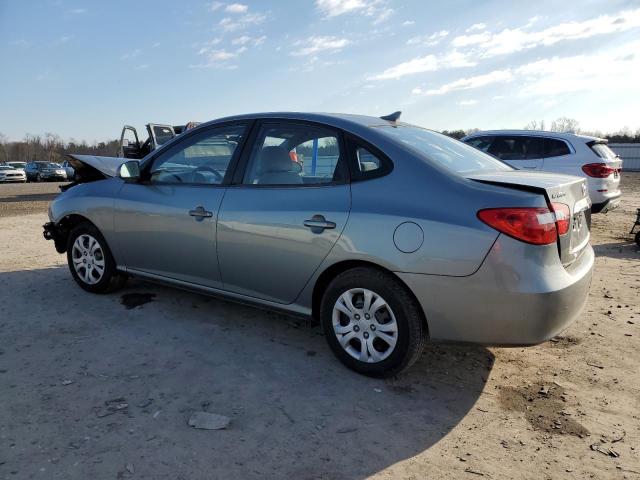 KMHDU4AD5AU102849 - 2010 HYUNDAI ELANTRA BLUE GRAY photo 2