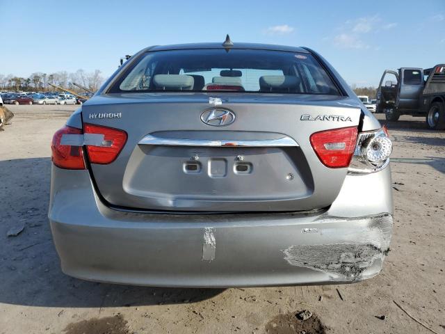 KMHDU4AD5AU102849 - 2010 HYUNDAI ELANTRA BLUE GRAY photo 6