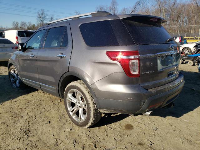 1FMHK7F88CGA66449 - 2012 FORD EXPLORER LIMITED GRAY photo 2