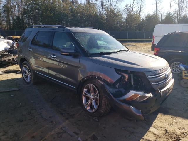 1FMHK7F88CGA66449 - 2012 FORD EXPLORER LIMITED GRAY photo 4