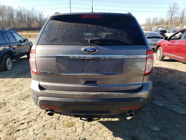 1FMHK7F88CGA66449 - 2012 FORD EXPLORER LIMITED GRAY photo 6