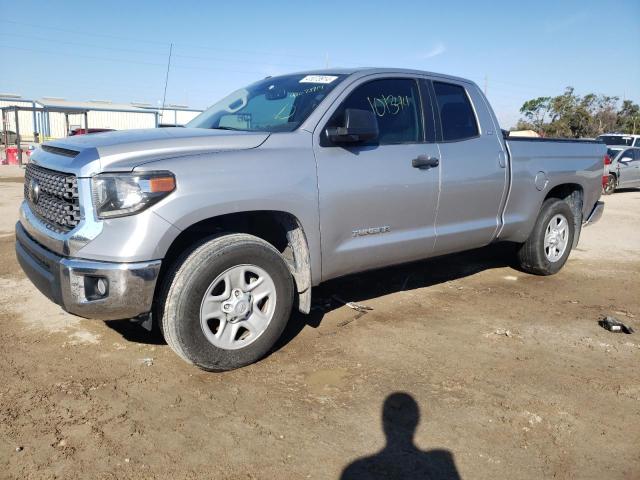 5TFRM5F12JX123266 - 2018 TOYOTA TUNDRA DOUBLE CAB SR/SR5 SILVER photo 1