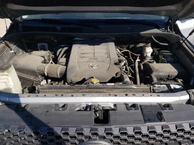 5TFRM5F12JX123266 - 2018 TOYOTA TUNDRA DOUBLE CAB SR/SR5 SILVER photo 11