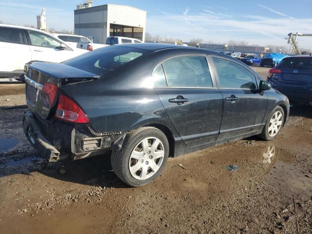 1HGFA15527L123181 - 2007 HONDA CIVIC LX BLACK photo 3