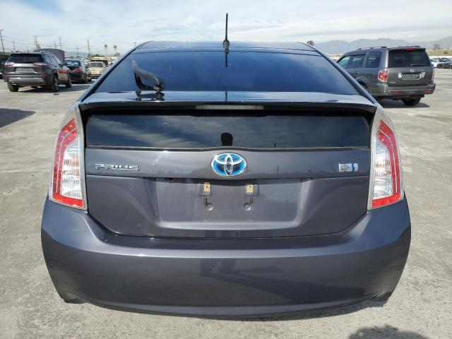 JTDKN3DU5F1983043 - 2015 TOYOTA PRIUS GRAY photo 6