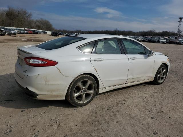 3FA6P0H96FR104502 - 2015 FORD FUSION SE WHITE photo 3