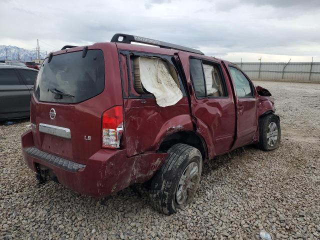5N1AR18W25C704565 - 2005 NISSAN PATHFINDER LE ბურგუნდია ფოტო 3
