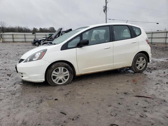 JHMGE8G20AC014968 - 2010 HONDA FIT WHITE photo 1