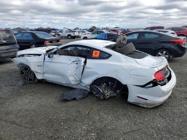 1FA6P8CF0K5175722 - 2019 FORD MUSTANG GT WHITE photo 2