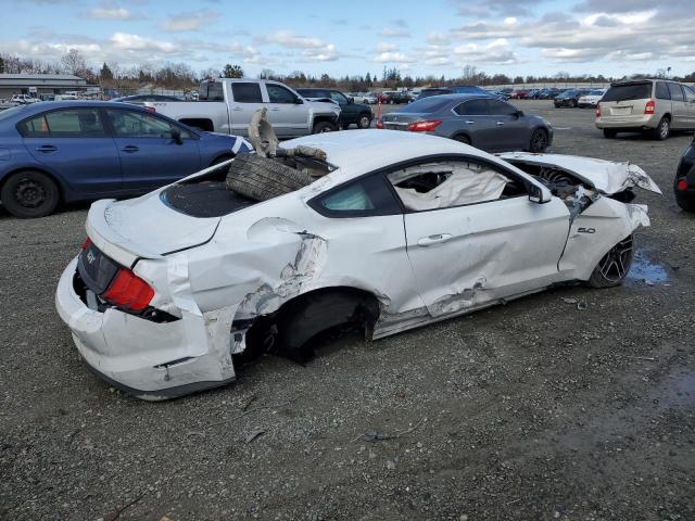 1FA6P8CF0K5175722 - 2019 FORD MUSTANG GT WHITE photo 3