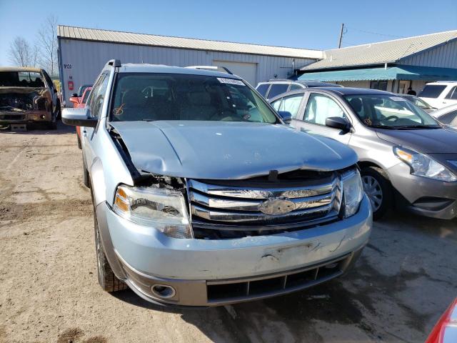 1FMDK02W79GA04009 - 2009 FORD TAURUS X SEL BLUE photo 5