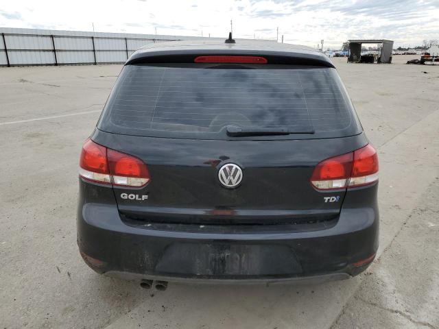 WVWNM7AJ8DW016461 - 2013 VOLKSWAGEN GOLF BLACK photo 6