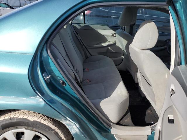 2T1BU4EE7AC433783 - 2010 TOYOTA COROLLA BASE TEAL photo 10