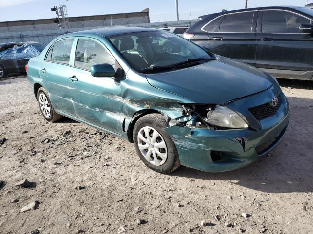 2T1BU4EE7AC433783 - 2010 TOYOTA COROLLA BASE TEAL photo 4