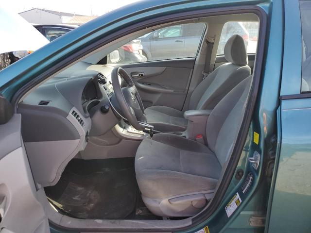 2T1BU4EE7AC433783 - 2010 TOYOTA COROLLA BASE TEAL photo 7
