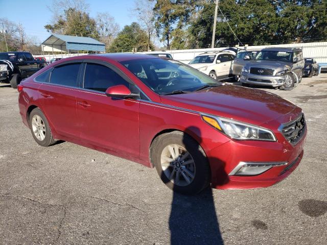 5NPE24AF3FH155308 - 2015 HYUNDAI SONATA SE RED photo 4